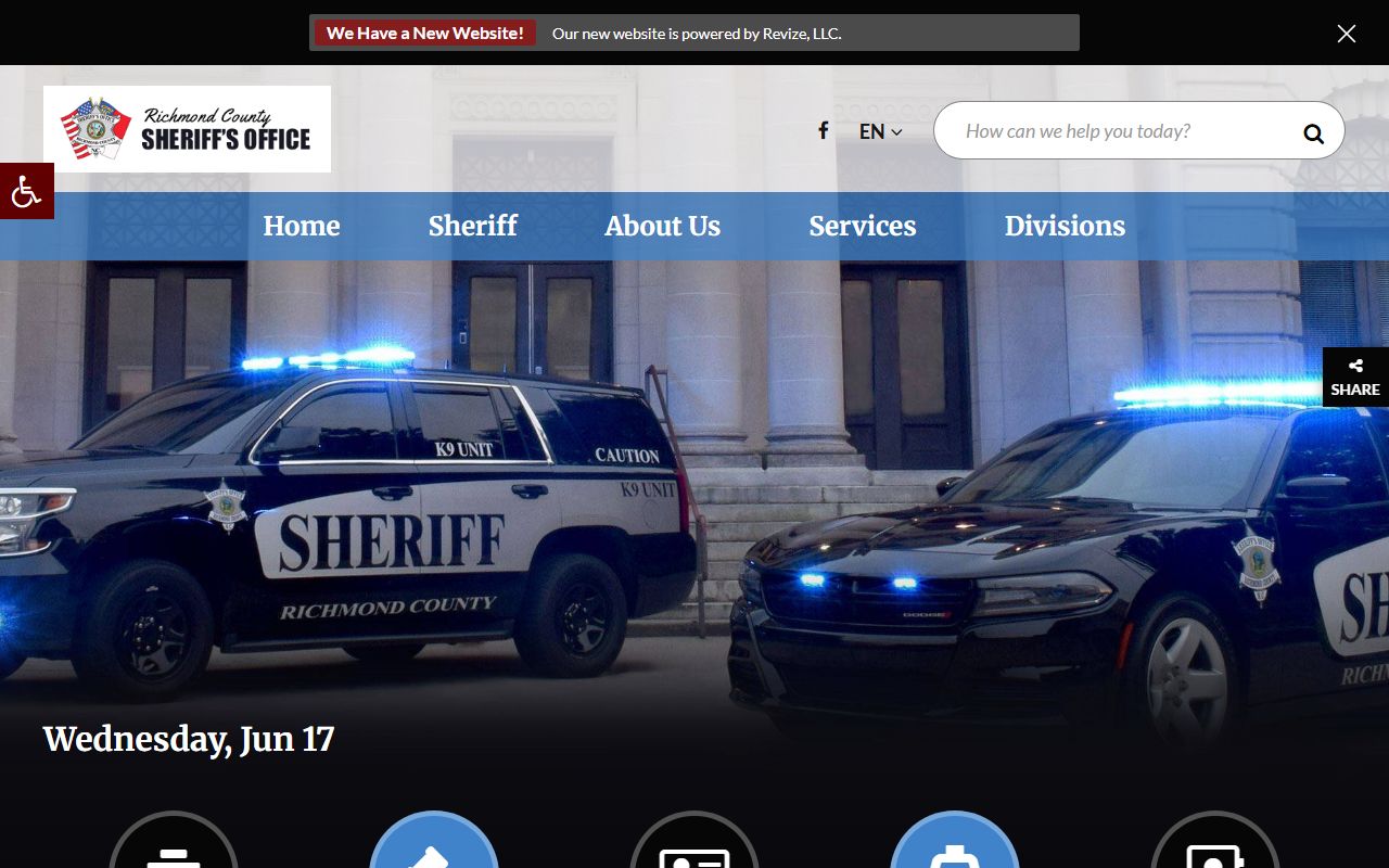 Richmond County arrest records Sheriff home source