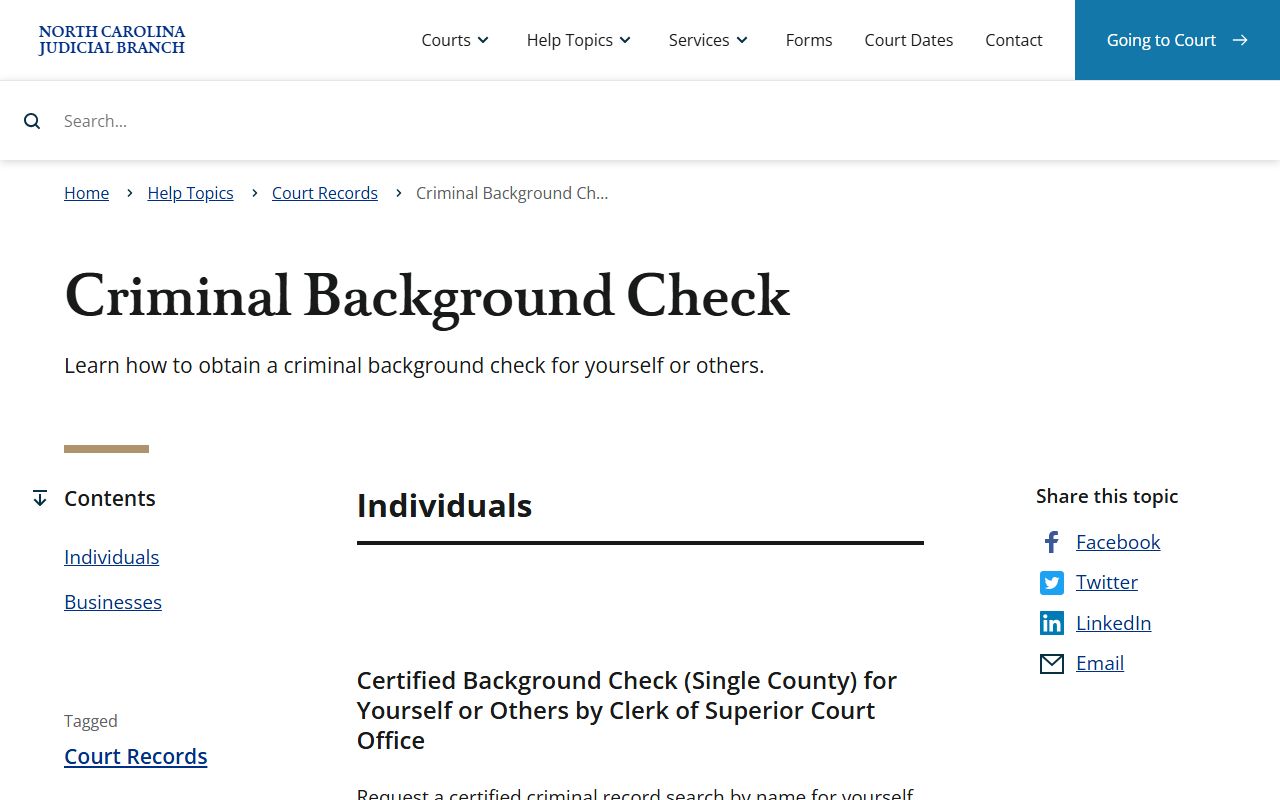 Richmond County criminal court records criminal background check source